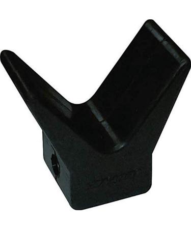 SeaSense Black Rubber 2IN Bow Stop for 1/2IN SHAF