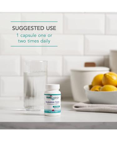 Nutricology QuatreActiv Folate - 90 Vegetarian Capsules for Optimal Health - Buy Online on GoSupps.com