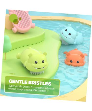 Hohopeti Silicone Shower Exfoliator Massaging Brush for Skin & Hair Care - Buy Online on GoSupps.com
