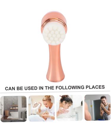 DOITOOL Silicone Face Brush Floral Scrunchies Skincare Tool Body Face Brush Cleanser Silicone Cleaning Brush Pore Cleaner Tool Manual Face Cleanser Brush Blackhead Facial Cleanser Pores 13x4.5cm Golden - Buy Online on GoSupps.com