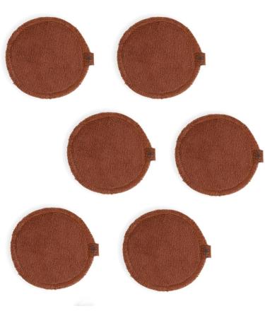 SWEET JULY Reusable Face Rounds - 100% Cotton Soft & Absorbent Eco-Friendly Skincare Includes Washable Bag (Pack of 7) - International Shipping Available - Buy Online on GoSupps.com
