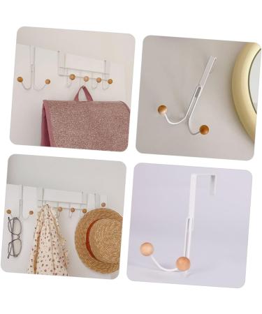Zerodeko 2pcs Coat Hangers Towel Rack Clothes Rack Hooks Over Door Coat Rack Door Hook Goal Wrought Iron - Buy Online on GoSupps.com