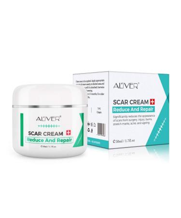 Scar Removal Cream for Old Scars, Stretch Marks & Burns - Natural Skin Repair for Acne Scars & Spots - Buy Online on GoSupps.com