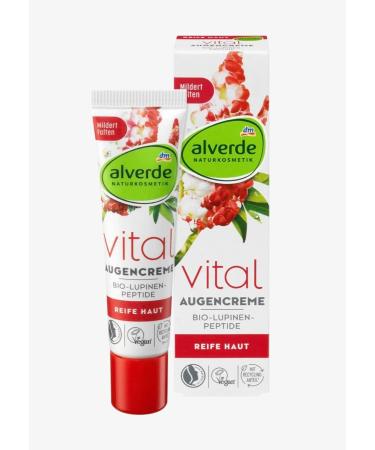 alverde Vital Lupin Peptides Eye Cream (15 ml tube) - Buy Online on GoSupps.com