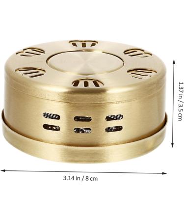 Homsfou Moxibustion Box - Copper Moxibustion Burner & Canister for Healing | International Shipping Available - Buy Online on GoSupps.com