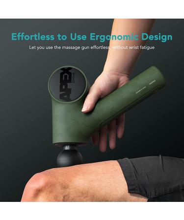 Opove Fascia Percussive Massage Gun 14.5mm - Back Pain Relief & Workout Recovery - Apex Green - Buy Online on GoSupps.com
