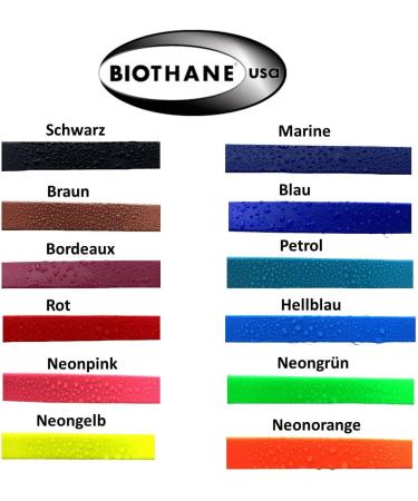 Buy Biothane Dogeline Black Hook - Adjustable Leash for Small & Large Dogs | 2m to 5m Lengths | Neon Pink 2.80m x 16mm - Buy Online on GoSupps.com