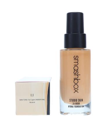 Smashbox Studio Skin 24 Hour Wear Hydrating Foundation 1 Fl Oz - Long Lasting Formula - Buy Online on GoSupps.com
