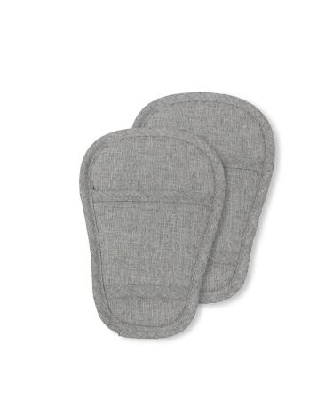 SeedFuture Stroller Crotch Cover Baby Car Seat Strap Cover 2 Pcs of Grey Universal Soft Seatbelt Crotch Cushion Pads for Newborn Infants Kids Child Baby Seat Strap Covers Gray Seat Cushion