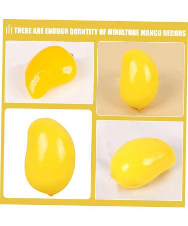 Vaguelly 120 pcs Mangos Miniature Mango Models Props Artificial Adornments Mini Lifelike False Fake Fruits - Buy Online on GoSupps.com