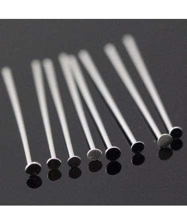 200pcs Silver Flat Head Pins 18mm - 21 Gauge Wire for Jewelry Making CF156-18 - Buy Online on GoSupps.com