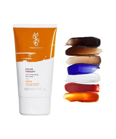 Madison Reed Color Therapy Zucca Color Depositing Hair Mask & Deep Conditioning Treatment Intensely Hydrating Refreshes Color & Tone Keratin & Argan Oil 4 Fl Oz 118 mL