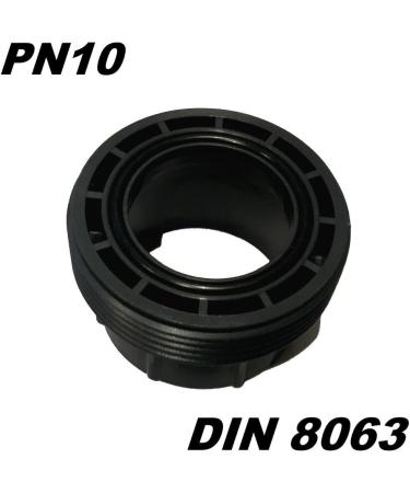 Adrenalin-Fishing PVC-U Fitting Adapter Screw Connection 50mm - Ideal for Koi Pond Pipe Construction | Worldwide Shipping - Buy Online on GoSupps.com