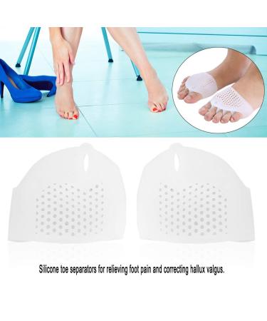 Silicone Foot Separator 1 Pair - Orthopedic Bunion Braces for Toe and Finger Alignment - Pedicure and Manicure Tool for Day and Night Use - Buy Online on GoSupps.com
