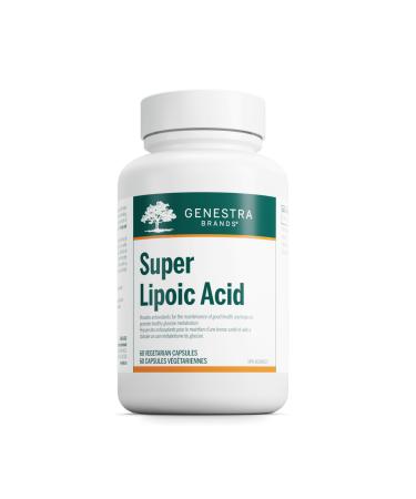 Genestra Brands - Super Lipoic Acid - Antioxidant Formula* - 60 Vegetarian Capsules
