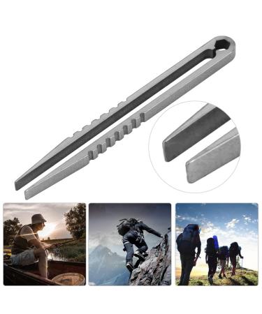 Buy SUNFECILI 2pcs Mini Tweezers - Portable Alloy EDC Survival Tool for Camping & Travel - Buy Online on GoSupps.com