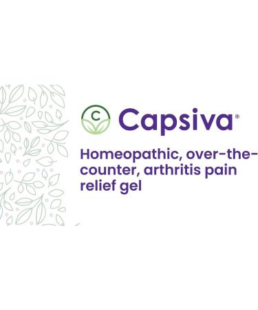 Capsiva Arthritis Pain Relief Gel - 3oz Tube with Capsaicin & Arnica - Buy Online on GoSupps.com