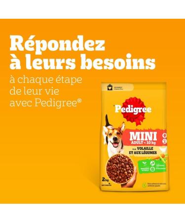 PEDIGREE Mini Poultry Croquettes Small Adult Dog 6 x 2kg - Buy Online on GoSupps.com