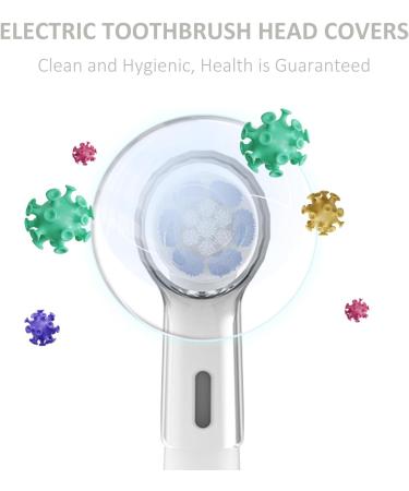8PCS Electric Toothbrush Head Covers - Travel Portable Dustproof Covers for Camping and Business Travel - Buy Online on GoSupps.com