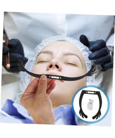 Healeved 4pcs Eyebrow Bleaching Kit Eyebrow Guide Ruler Brow Ruler Stencils Aluminum Alloy - Buy Online on GoSupps.com