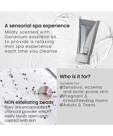 Buy Charcoal Beads Gel Cleanser | Deep Cleanse & Detoxify | International Shipping Available - Buy Online on GoSupps.com