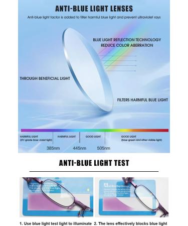 Vevesmundo Foldable Reading Glasses - Compact Anti-Blue Light Glasses for Men & Women - Purple 2.0X - Portable & Stylish - Buy Online on GoSupps.com