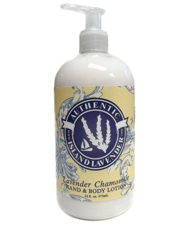 Island Lavender | Lavender Chamomile Hand & Body Lotion - 16.5 oz | Soothing Moisturizer with Natural Lavender & Chamomile | Paraben-Free Non-Greasy Formula for All Skin Types | Made in the USA