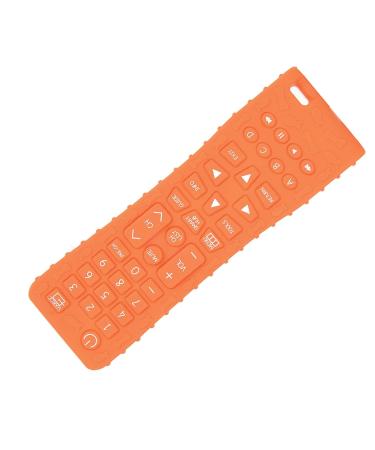 Bright Color Baby Remote Control Bite Ring Toy - Silicone Gum Massage Teether (Orange) - Safe for Home Use - Buy Online on GoSupps.com