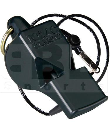 Fox 40 Classic Official Whistle with Break Away Lanyard - Black - Buy Online on GoSupps.com