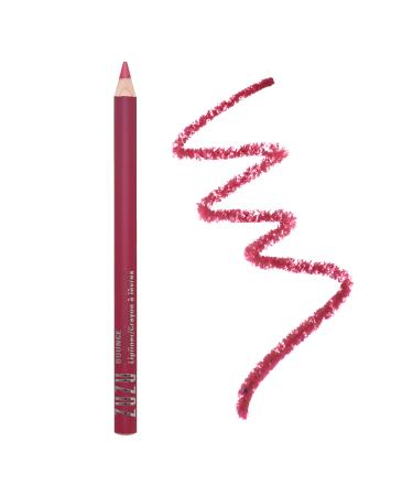Zuzu Luxe Lip Pencil (Bounce - Dark Berry/Cool)  Natural  Paraben Free  Vegan  Gluten-free  Cruelty-free  Non GMO  0.04 oz