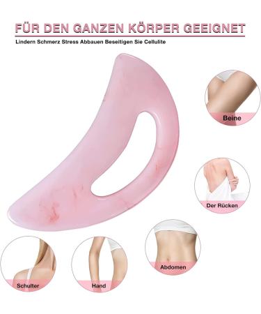 Large Gua Sha Massage Device - Full Body Cellulite & Lymphatic Drainage Tool for Relief & Relaxation | Pink - Buy Online on GoSupps.com