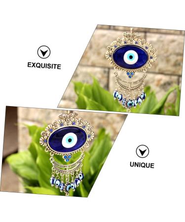 ABOOFAN 3pcs Blue Pendant Keychain Accessories Blue Eye Amulet Ornament Hanging Pendant Charm Devil Eye Rear - Buy Online on GoSupps.com