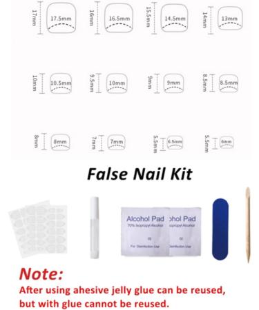 Square Short Acrylic Stick on False Toe Nails - 24Pcs Black Brown Amber Design - Fake Nails with Glue for Women and Girls - Buy Online on GoSupps.com