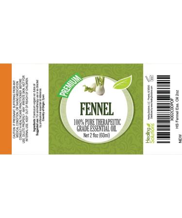 Organic Fennel Essential Oil - 10ml | Healing Solutions - Buy Online on GoSupps.com