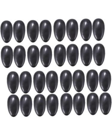FRCOLOR 50 Pair Ear Protectors for Hair Dryer Heat Hair Styling Tools Hair Coloring Ear Cover Ear Covers for Shower Hairdressing Ear Covers Silicone Earplugs Ear Muffs Accessories Hair Dye 7.5x4cm Black - Buy Online on GoSupps.com