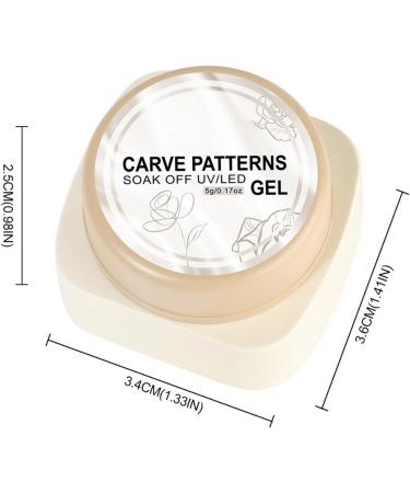 3D Nail Gel - Solid Sculpting Gel | Easy Dry Formula No Torque Dry White for Acrylic Extensions Long Lasting Herbal Nail Builder for Mani - Buy Online on GoSupps.com