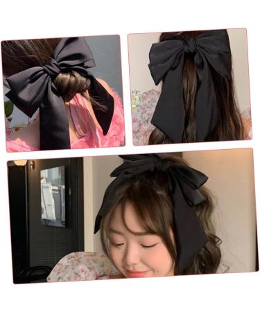 Gogogmee Bow Hairpin Ribbon for Hair Bow Hair Clips Hair Ribbon Bow Barrettes for Women Bows for Women Hair Ribbons for Women Barrettes for Thick Hair Women Hair Bows Ponytail Clip - Buy Online on GoSupps.com