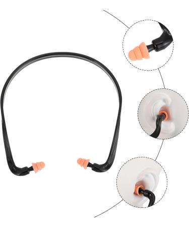 10pcs Silicone Earplugs - Banded Noise Reducing Ear Plugs for Sleeping | Black - International Shipping Available - Buy Online on GoSupps.com