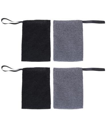 4 pieces of soap bags soap bag and soap -saving bag for use in the shower soap network solid shampoo soap bags for peeling bathrooms and shower sponges for body peeling