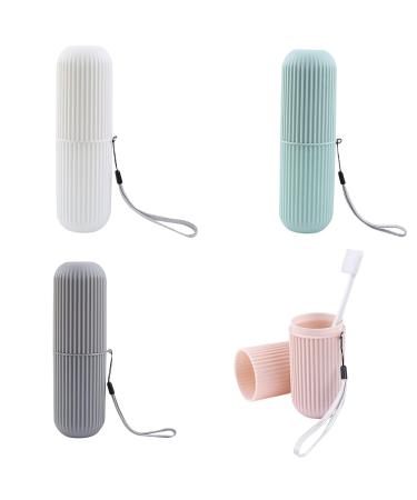 4 pieces toothbrush toothpaste case toothbrushes in the travel toothbrush box toothbrush travel case travel to the toothbrush case toothbrush case travel case for trip and business for camping travel hiking