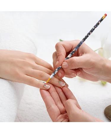 Nail Rhinestone Picker Wax Pencil for Rhinestones Nail Rhinestone Picker Tool 20 Pieces Rhinestone Wax Rhinestone Applicator for Nails Crafts Makeup Face Clothes Shoes  - Buy Online on GoSupps.com
