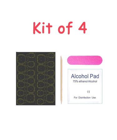 Buy Square Press on Nails - Short Cyan False Nails Glossy Full Cover Acrylic for Women & Girls 24Pcs DIY Manicure - Buy Online on GoSupps.com