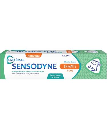 Sensodyne Proaemille for children toothpaste for children from 0 to 6 years helps milk teeth before caries strengthens the enamel mint 75 ml