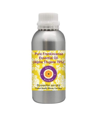 Deve Herbes Pure Frankincense Essential Oil (Alpha Thujene 70%) Boswellia serrata 100% Natural Therapeutic Grade 1250ml (42.2oz)