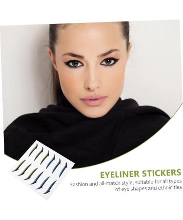  Didiseaon Didiseaon 12 Pairs of Glitter Eyeliner Stickers Invisible Double Eyelid Stickers Cat Eyeliner Stickers Glitter Eyeshadow Stickers - Buy Online on GoSupps.com