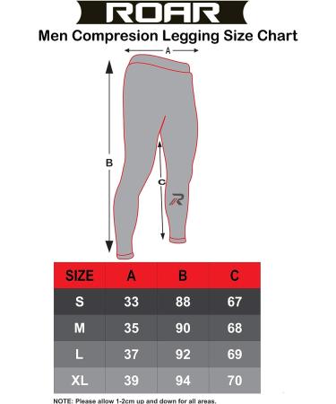 Roar MMA Compression Pants - Simple Black, Small - Gym Workout Spats - Buy Online on GoSupps.com
