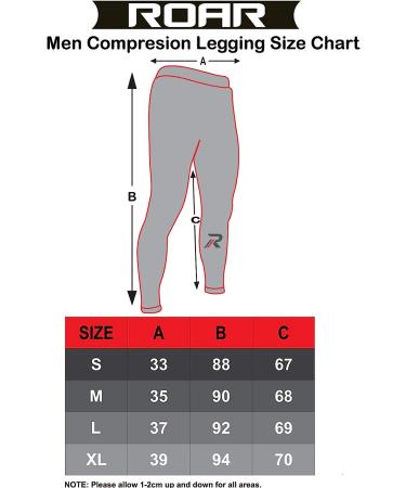 ROAR MMA Sphere Compression Pants Tight Under Legging - Large, Simple Black - Buy Online on GoSupps.com