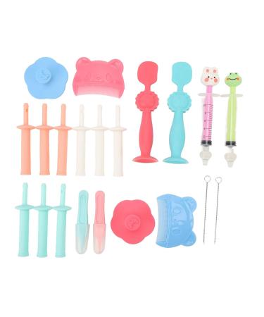 21Pcs Baby Grooming Kit | Newborn Healthcare Set with Nasal Aspirator, Gas Reliever, Comb, Brushes, Tweezers, and Nail Care Tools - Buy Online on GoSupps.com