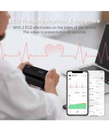 Buy Wellue BP2 Connect Blood Pressure Monitor with EKG Wi-Fi & Bluetooth Sync Intelligent Upper Arm Device for Home Monitoring - Buy Online on GoSupps.com