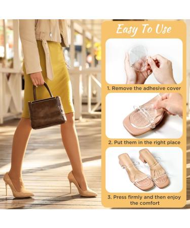 Ball of Foot Cushions for Women - Non-Slip Metatarsal Pads & Gel Inserts for All-Day Comfort and Pain Relief (3 Pairs Clear) - Perfect for High Heels - Buy Online on GoSupps.com